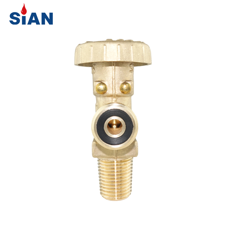 Cilindro de GLP de la marca SiAN de alta calidad PV05 Válvula de rueda manual EN15995 Certificación estándar TPED